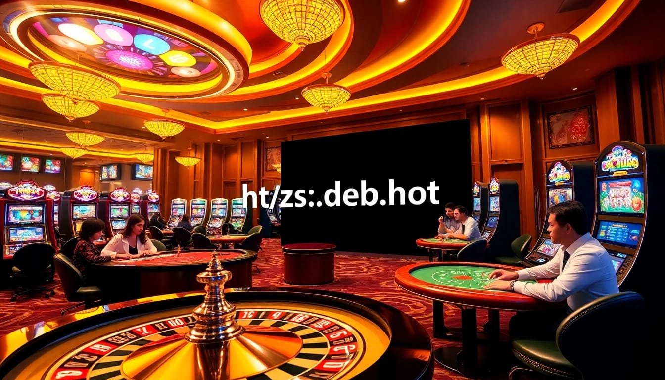 A lively casino scene at https://debet.hot/ showing players engaged in roulette, with vibrant chips and excitement.