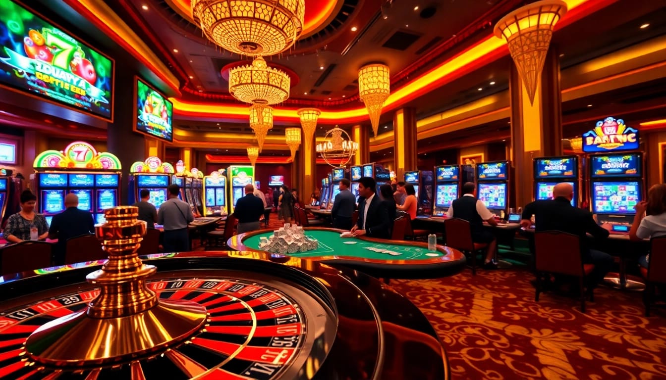 Immerse in the excitement of https://789wins1.net/ with gaming tables and vibrant casino visuals.