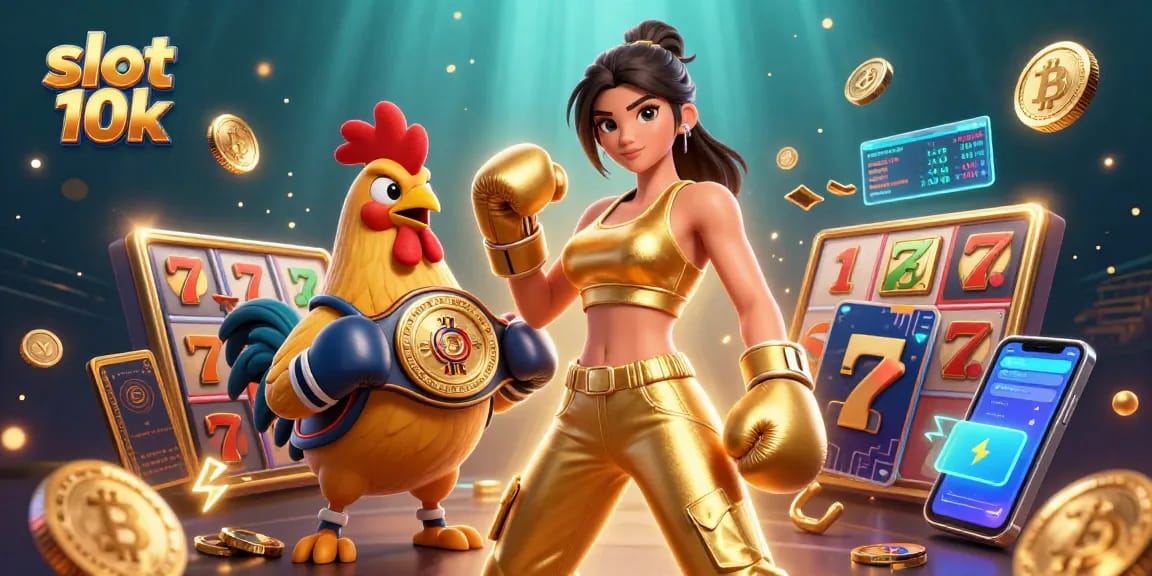Watch thrilling slot 10k action with dynamic 3D characters and vibrant casino elements.