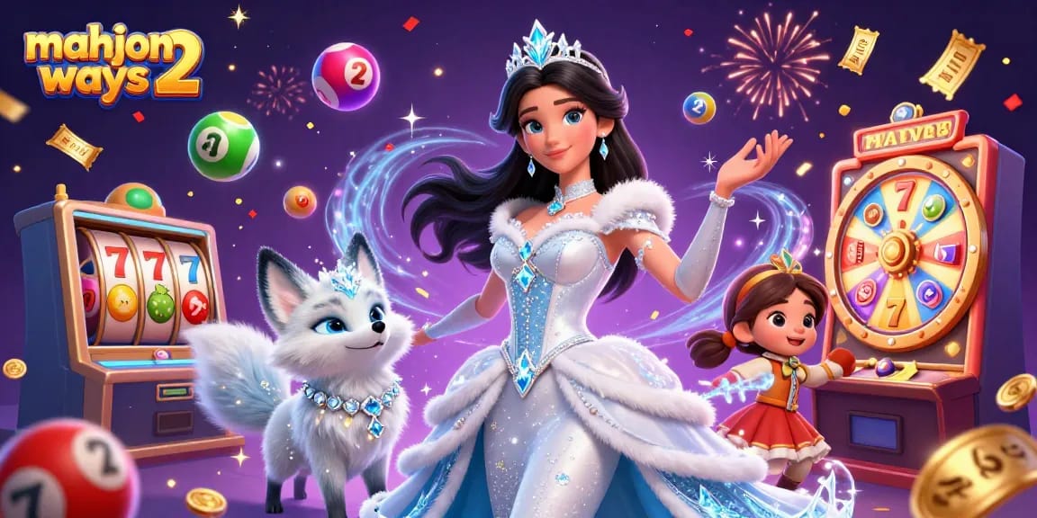 Engage with mahjong ways 2 in an exciting casino scene featuring vibrant slot elements and a captivating design atmosphere.