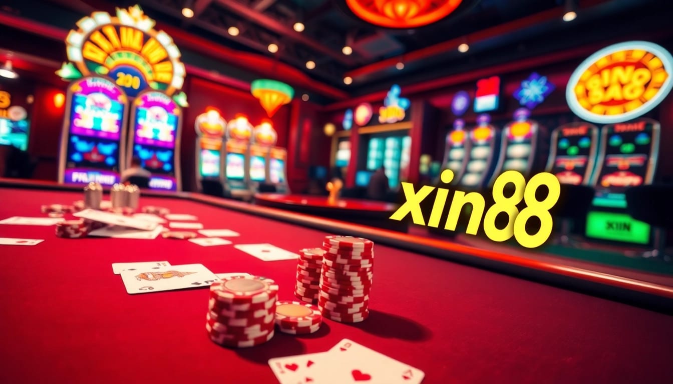 Experience excitement at xin88 with vibrant casino games featuring poker, roulette, and slots.