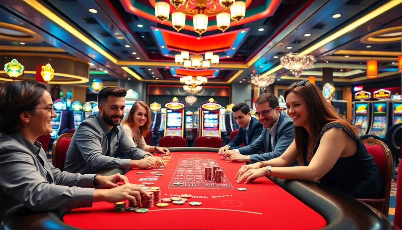 Menangkan permainan kasino dengan ARAHTOGEL saat pemain bersenang-senang di meja permainan.