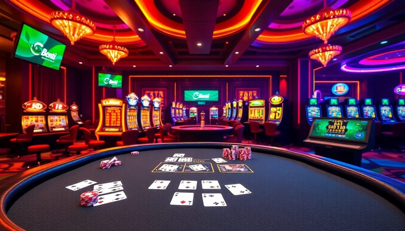 Experience the thrill of 88i with vibrant casino gameplay featuring poker, colorful chips, and roulette.