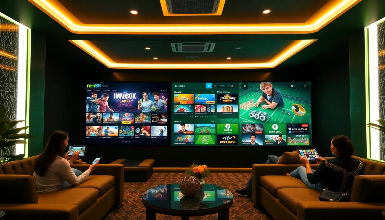 mm88 nhà cái interactive online betting platform showcasing diverse gaming options