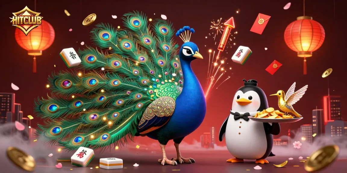 Experience HITCLUB casino gaming with dynamic characters and vibrant elements in this ultra-detailed scene.