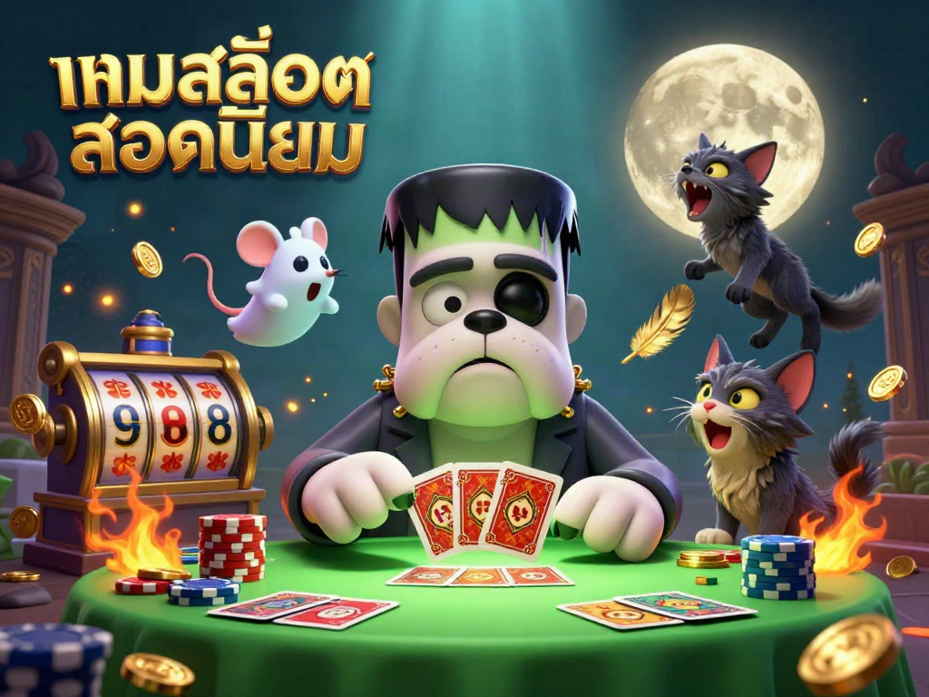 Engage in thrilling เกมสล็อตยอดนิยม action with vibrant characters and dynamic casino elements.
