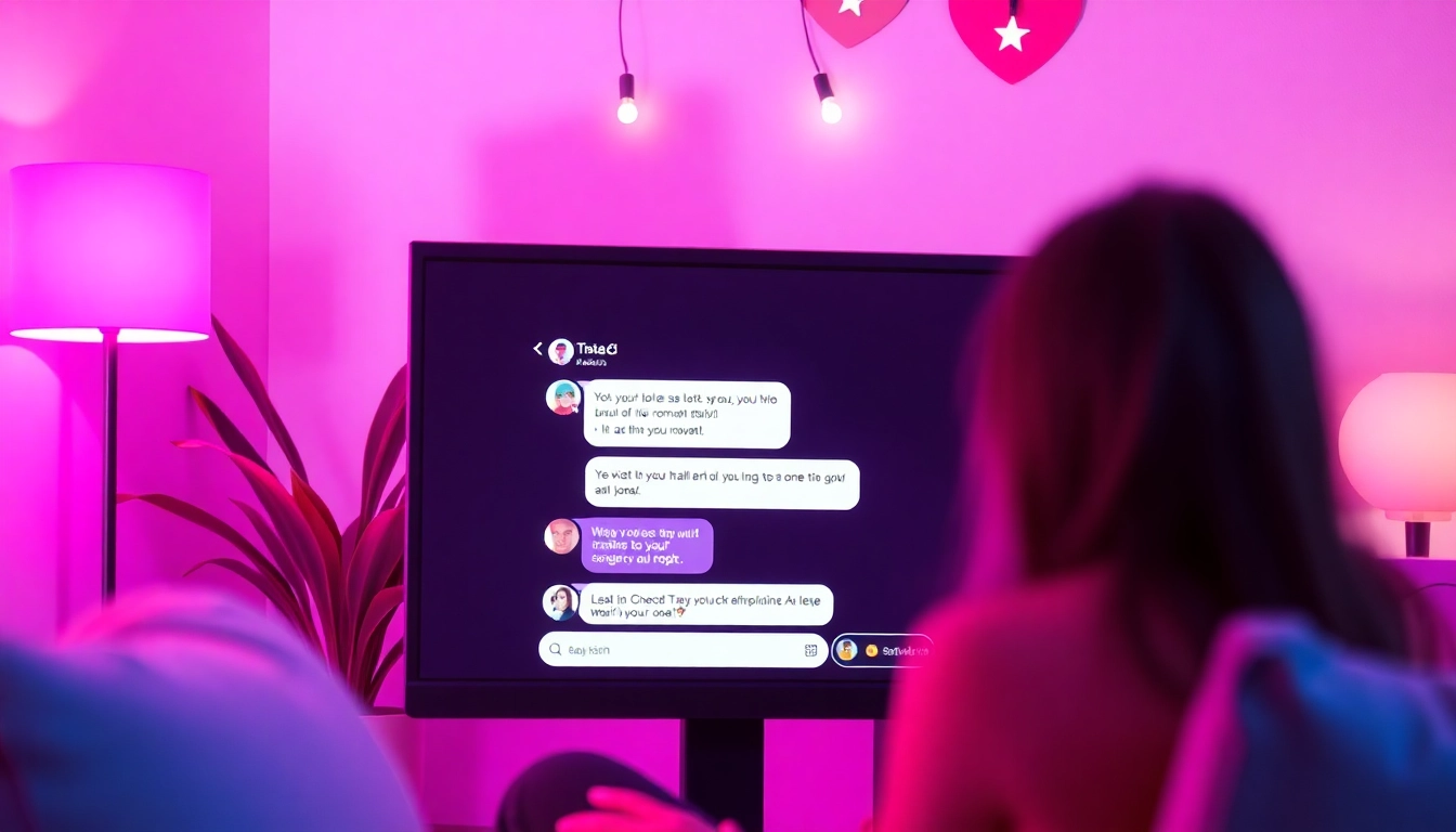Engaging AI chat interface showcasing friendly sex AI chat interactions.