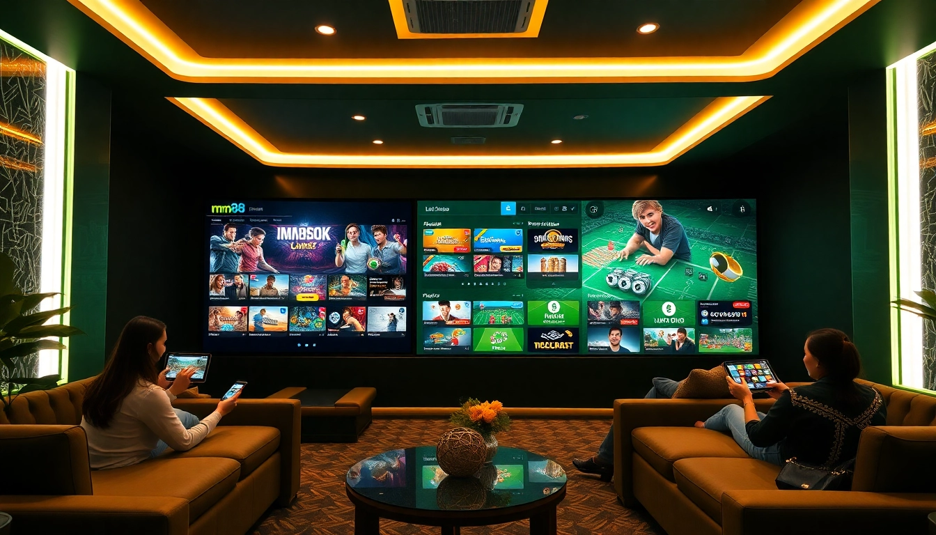mm88 nhà cái interactive online betting platform showcasing diverse gaming options