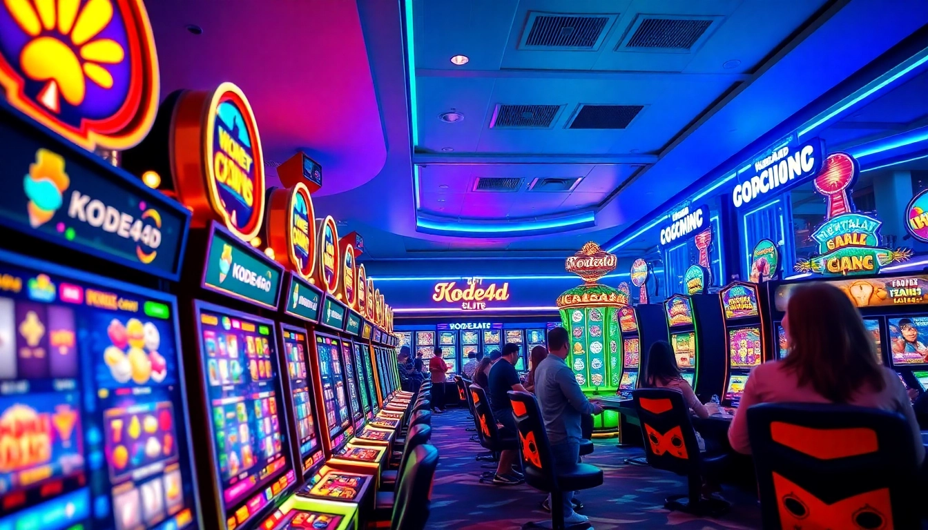 Experience the excitement of Kode4d link in a vibrant online gaming environment filled with thrilling slot games.