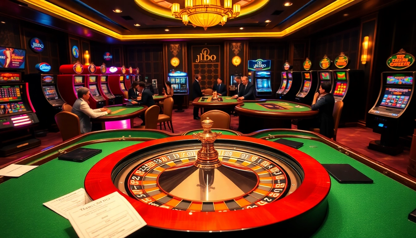 Engage in thrilling gameplay at trang chủ jbo with a vibrant casino atmosphere.
