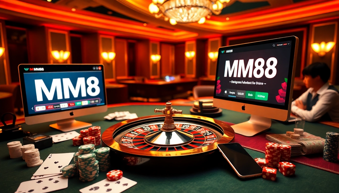 Experience MM88 HOW with vibrant casino tables and engaging betting action.