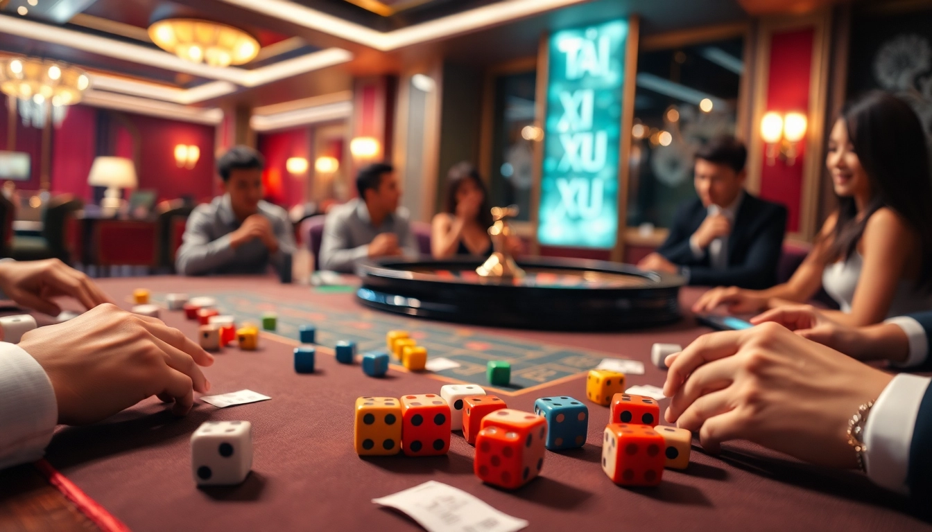 Experience the thrill of Tài Xỉu MD5 in an engaging casino atmosphere with vibrant gameplay.