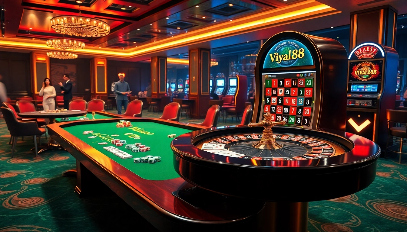 Players engaging at a viral88 roulette table, capturing the essence of high-stakes casino excitement.