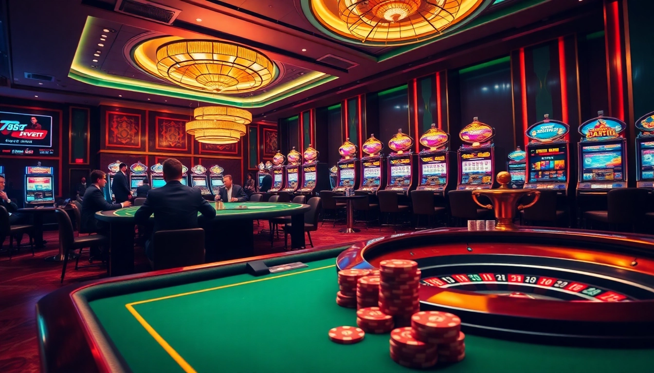 Experience the excitement of 789bet.events with high-stakes poker and vibrant casino visuals.