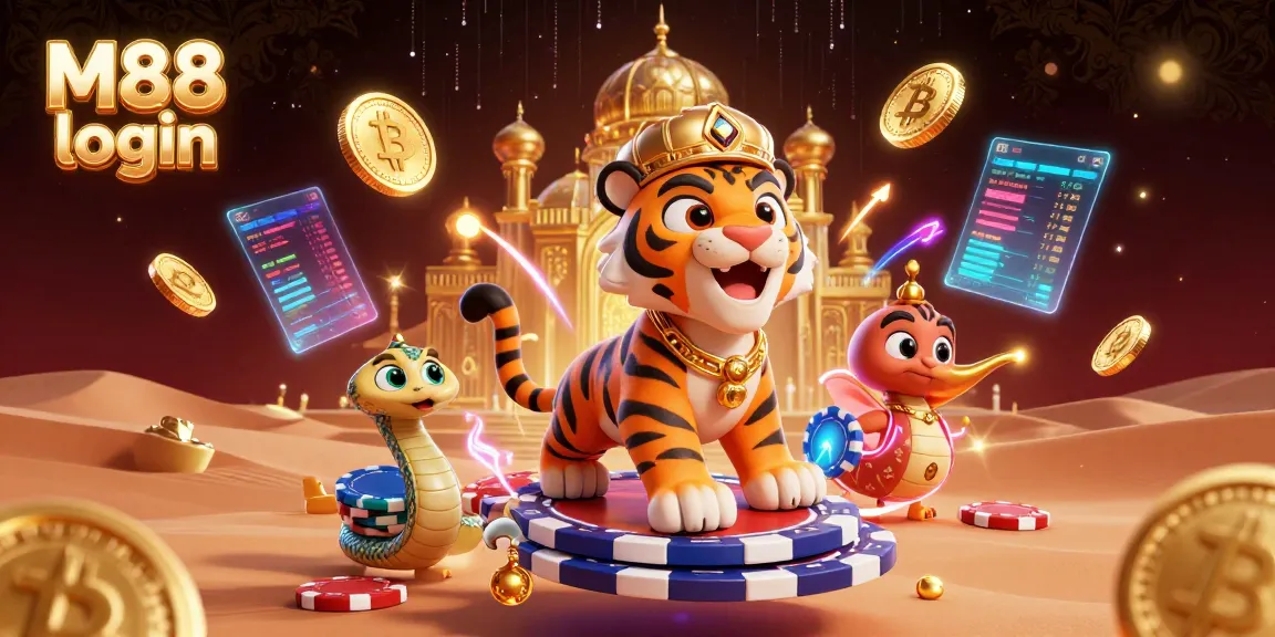Experience seamless M88 login with engaged gaming action in a dynamic crypto casino atmosphere.