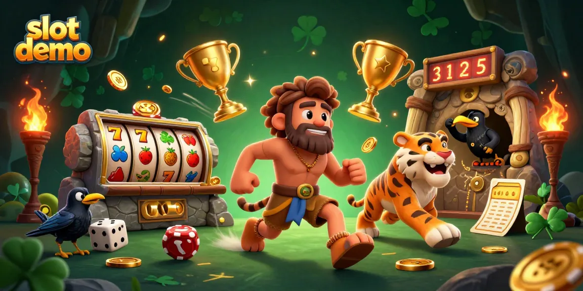 Permainan slot demo menariknya, tampilkan karakter prasejarah di kasino kuno.